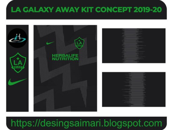 LA GALAXY AWAY KIT CONCEPT 2019-20 FREE DOWNLOAD