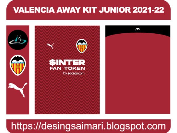 VALENCIA AWAY KIT JUNIOR 2021-22 FREE DOWNLOAD