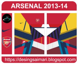 Arsenal 2013-2014 Vector Free Download