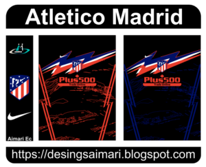 Atlético Madrid 2021-22 Concept Vector