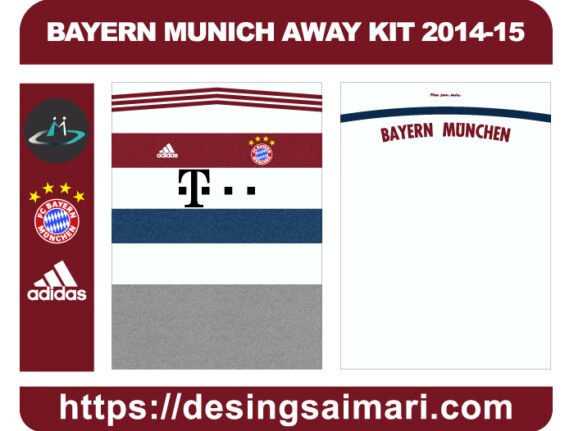 BAYERN MUNICH AWAY KIT 2014-15