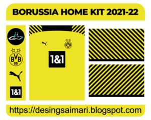 BORUSSIA DORTMUND HOME KIT 2021-22