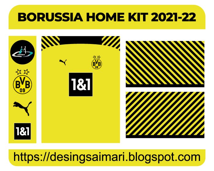 kit borussia dortmund 2021 dream league soccer