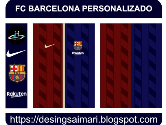 Fc Barcelona Personalizada Vector Free