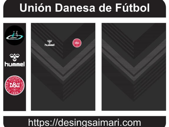 Camiseta Hummel Dinamarca Portero 2019-20 Vector Free Download