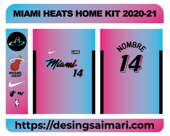 MIAMI HEATS HOME KIT 2020-21