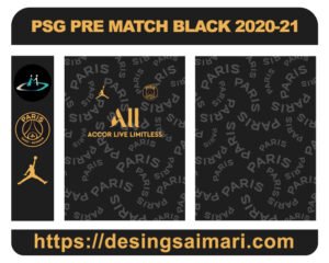 PSG PRE MATCH BLACK 2020-21