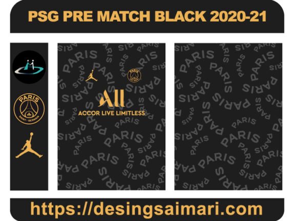 PSG PRE MATCH BLACK 2020-21