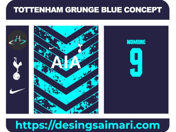 TOTTENHAM GRUNGE BLUE CONCEPT