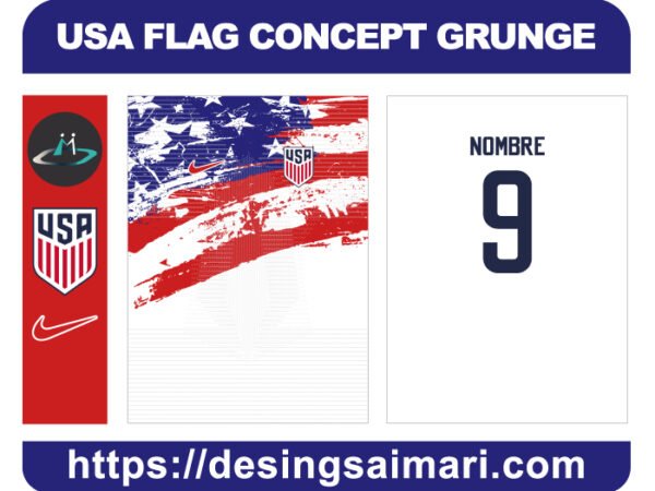 USA FLAG CONCEPT GRUNGE