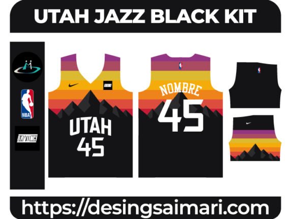 UTAH JAZZ BLACK KIT