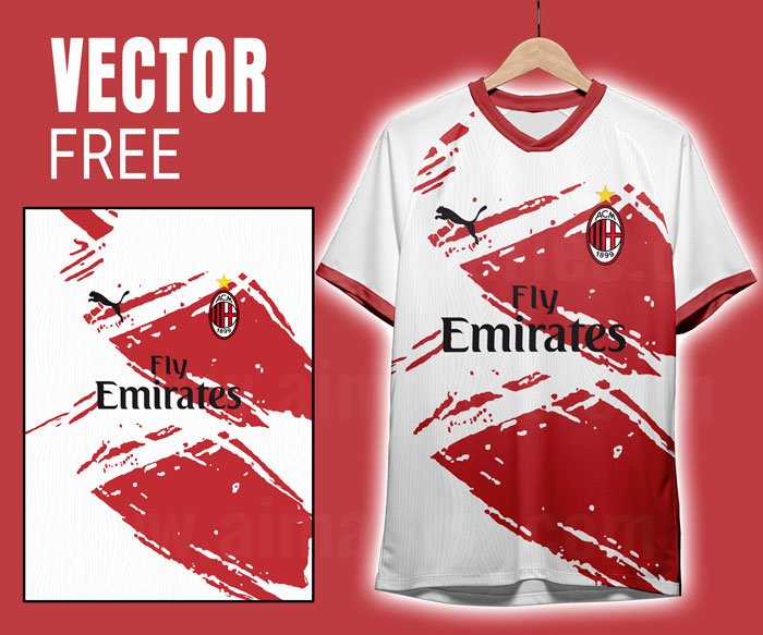 AC MILAN CONCEPT RED TAG