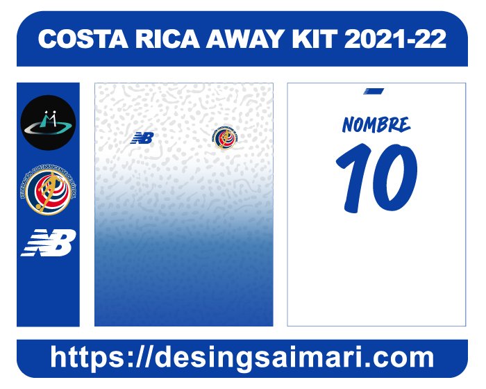 COSTA RICA AWAY KIT 2021-22