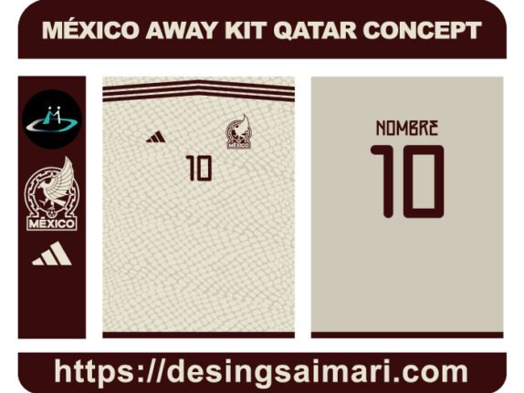 MÉXICO AWAY KIT QATAR CONCEPT