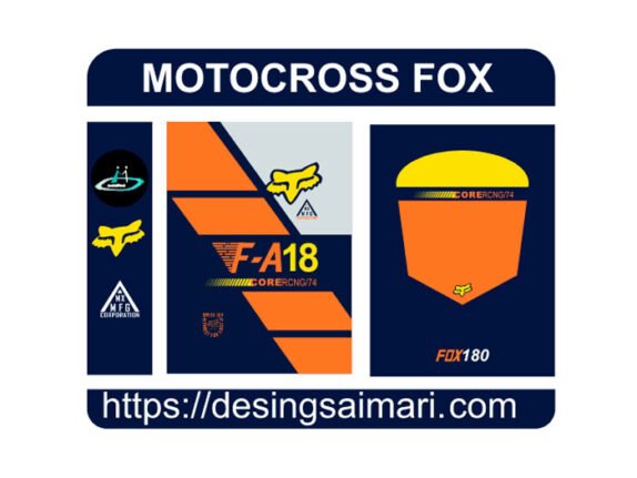 Motocross Fox Desings