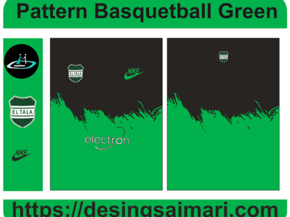 Pattern Basquetball Green