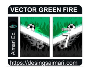 Vector Green Fire