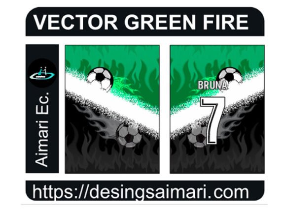 Vector Green Fire