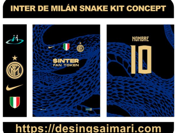 Vector Inter Milan Snake Kit Concept