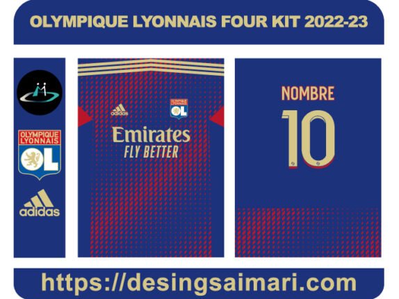 OLYMPIQUE LYONNAIS FOUR KIT 2022-23