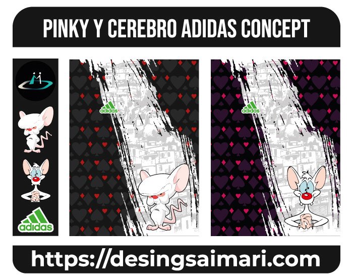 PINKY Y CEREBRO ADIDAS CONCEPT