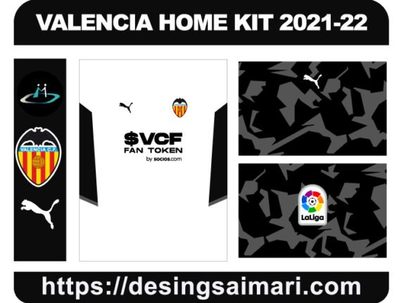 VALENCIA HOME KIT 2021-22