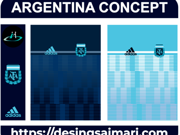Argentina Concept Degrade Lines
