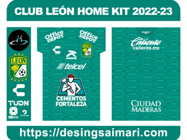 CLUB LEÓN HOME KIT 2022-23