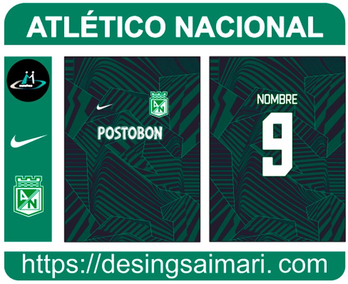 Camiseta AtlÃ©tico Nacional 2022 2023