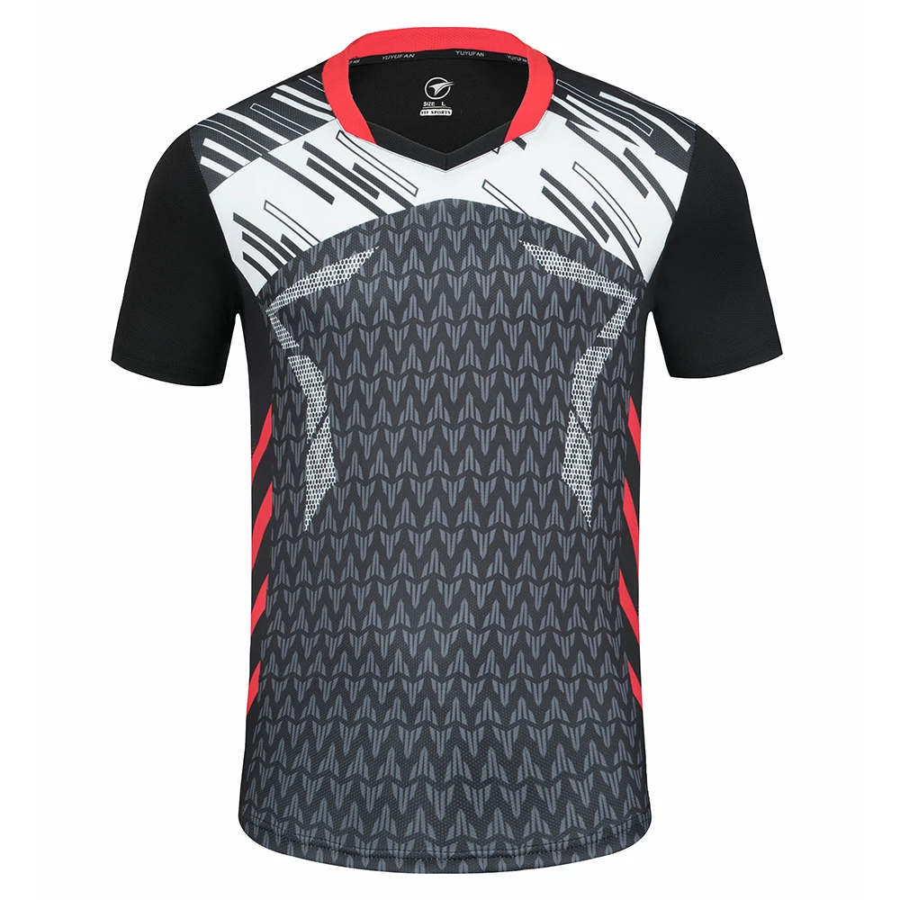 Camiseta-de-B-dminton-de-poli-ster-para-hombre-y-mujer-ropa-deportiva-de-b-dminton.jpg_Q90.jpg_ › Desings Aimari YONEX BLACK RED TEXTURE