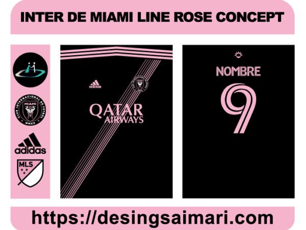 INTER DE MIAMI LINE ROSE CONCEPT