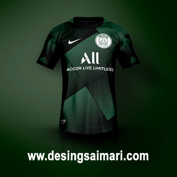 NIKE-3-2 › Desings Aimari PSG CONCEPT GRADING DARK GREEN