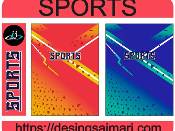 Pattern Sports Triangles Degrade