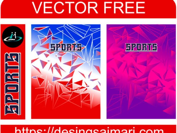 Triangulos Degrade Sports Vector