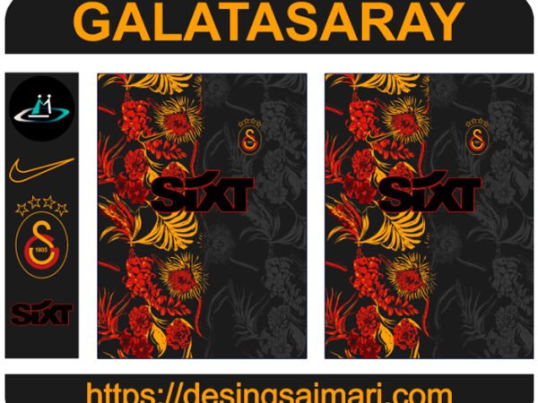 Vector Galatasaray Floral Concept
