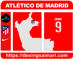 Atlético De Madrid Mapa Concept