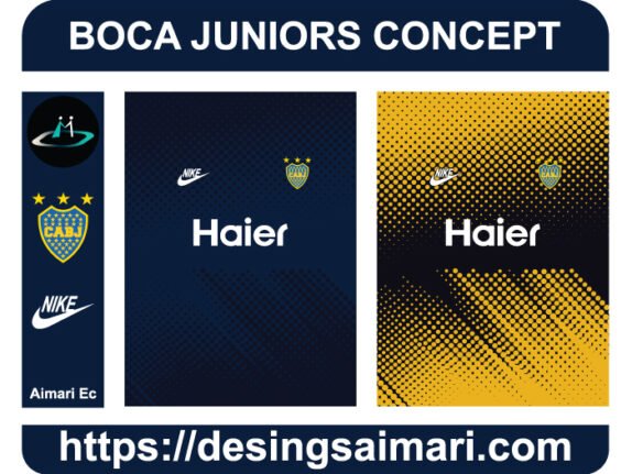 Vector Boca Juniors Concept Free Download