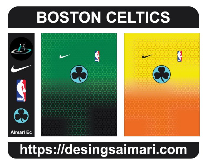 Boston Celtics NBA Vector Basketball