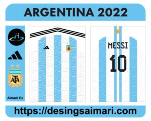 Camiseta Argentina Qatar 2022