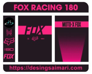 Fox Racing 180 Femenina 2016 Vector Free Donwload