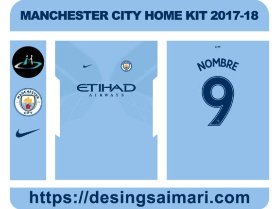 MANCHESTER CITY HOME KIT 2017-18