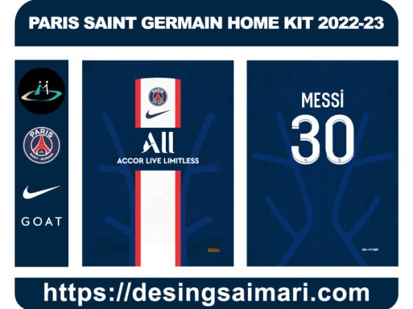 PARIS SAINT GERMAIN HOME KIT 2022-23