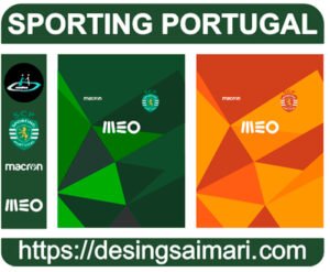 Sporting Portugal Away Kit Triangulos