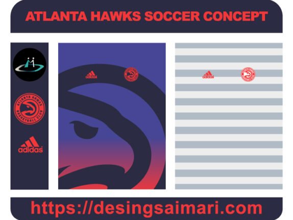 ATLANTA HAWKS SOCCER CONCEPT