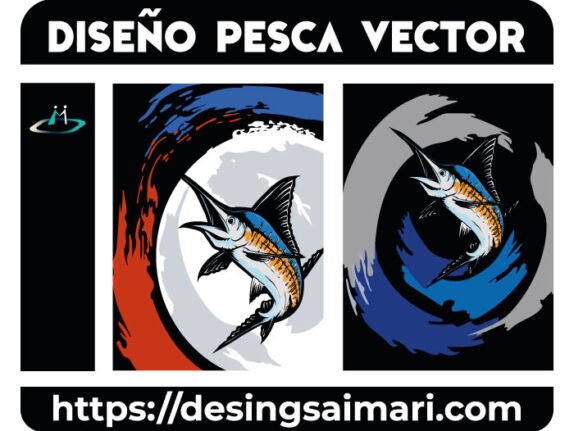 DISEÑO PESCA VECTOR