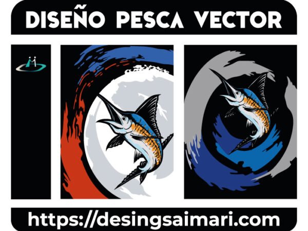 DISEÑO PESCA VECTOR