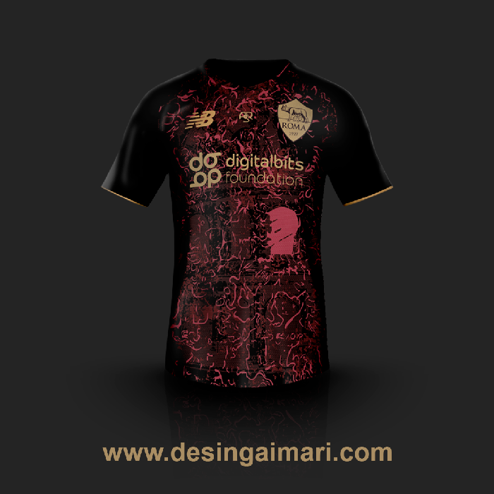 NEW-BALANCE-1 › Desings Aimari AS ROMA FANTASY KIT 2022