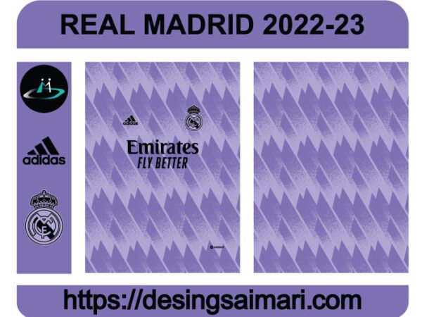 Vector Real Madrid Seguda Equipación 2022-23