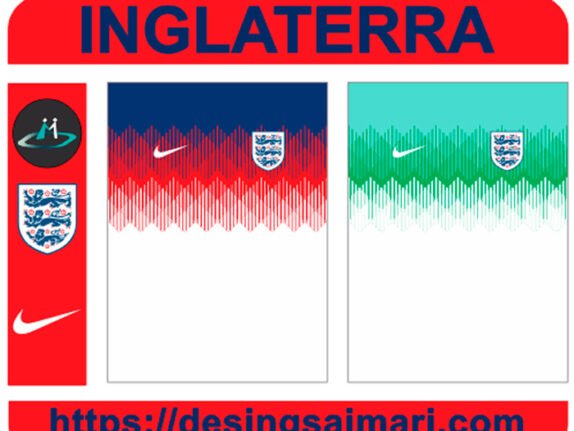 Inglaterra Lineas Vector