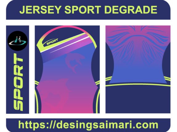 Vector Jersey Sport Degrade Free Download